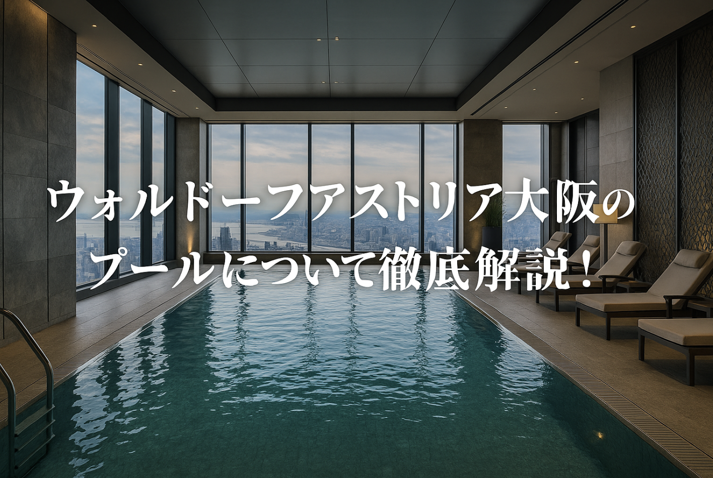 ウォルドーフアストリア大阪 プール